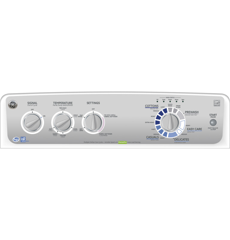 3.6 DOE cu. ft. stainless steel capacity washer GTWN5050MWS