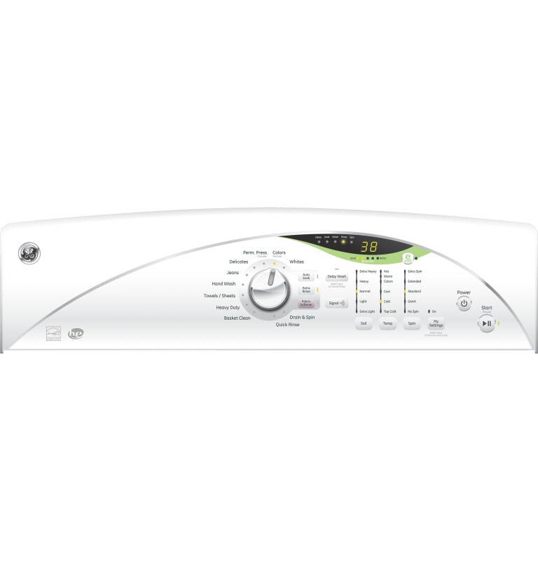 4.0 DOE cu. ft. stainless steel capacity washer GTWN5550DWW