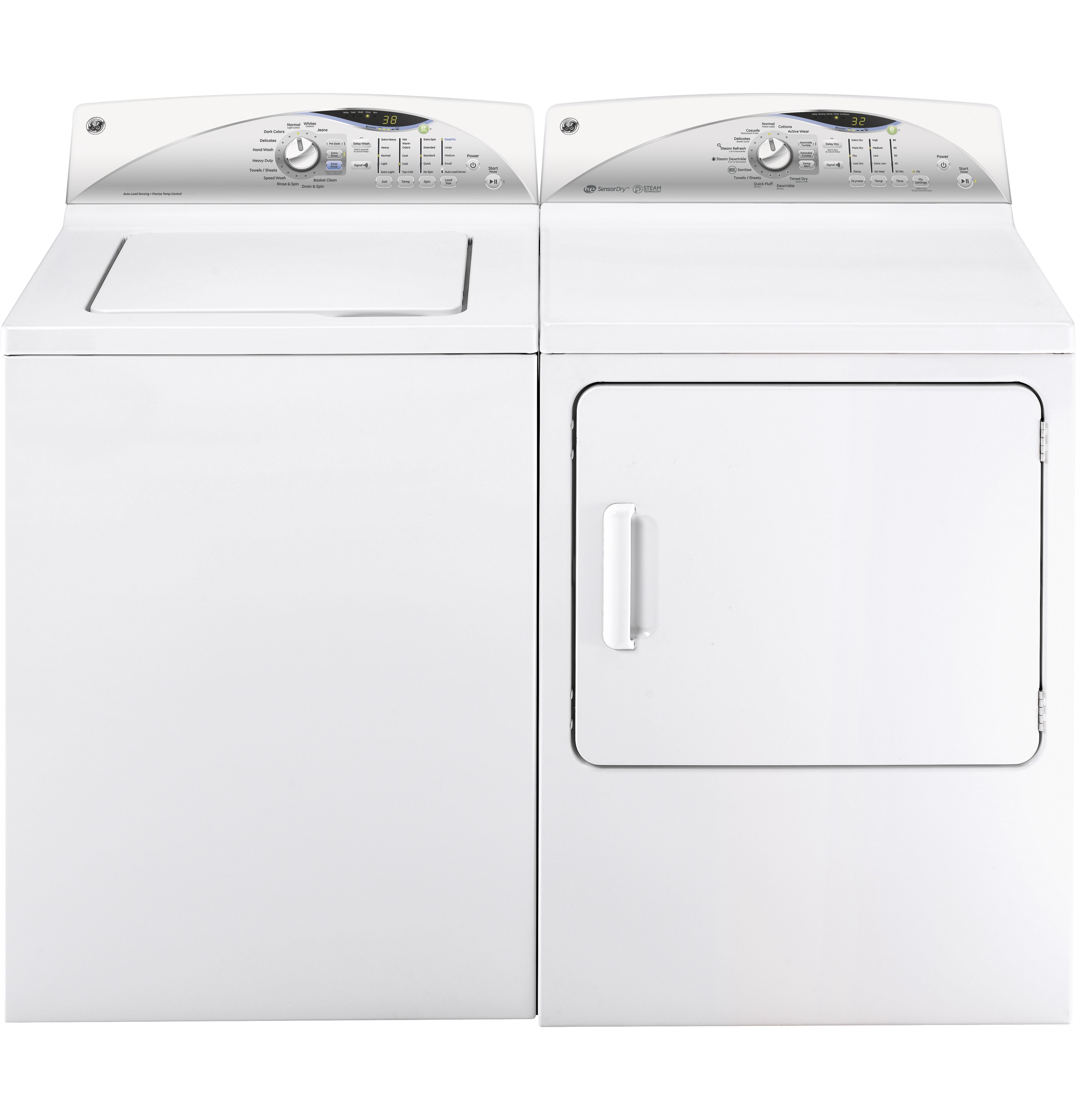 3.8 DOE cu. ft. washer with stainless steel basket GTWN5650FWS