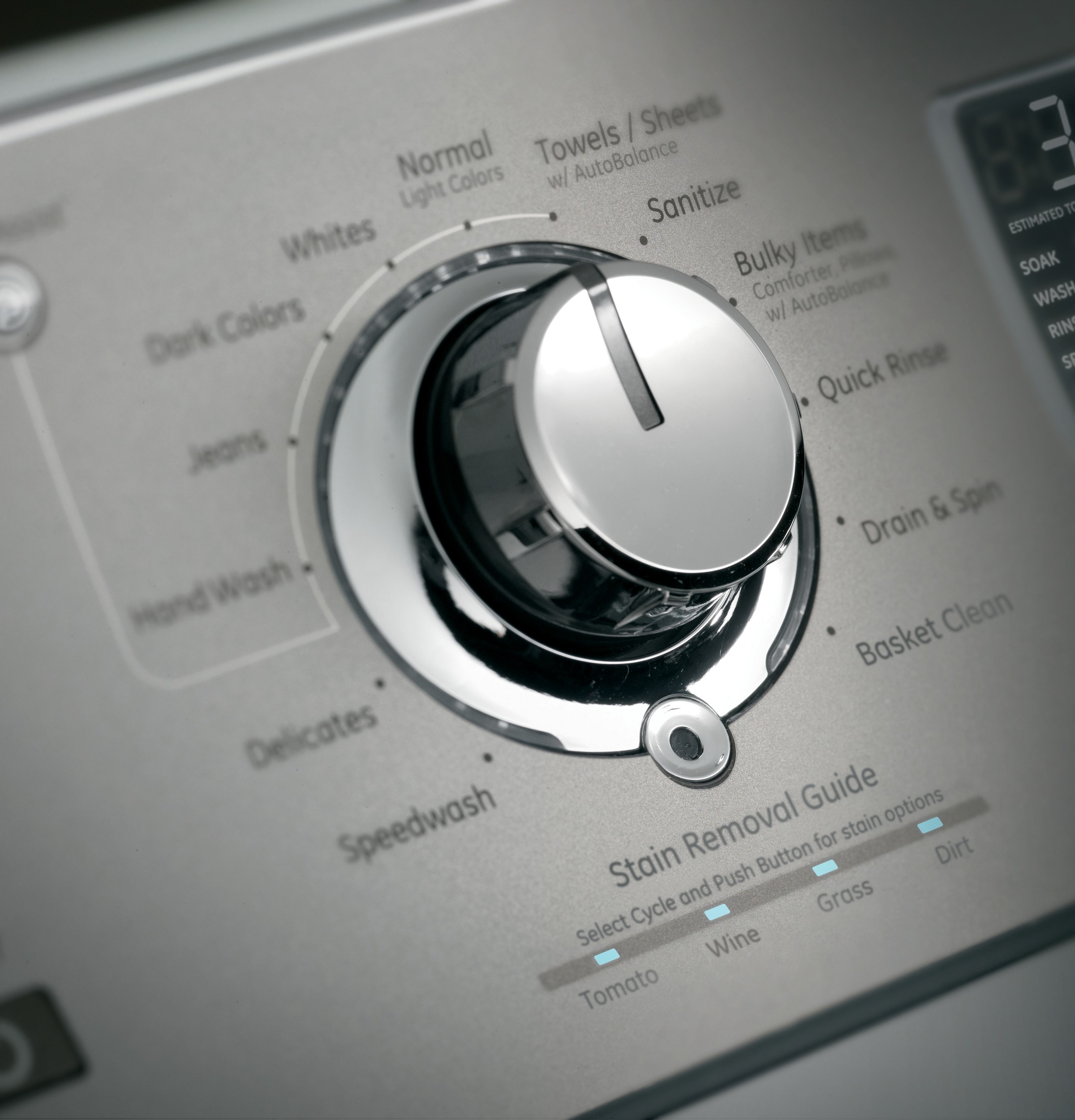 5.0 DOE cu. ft. capacity washer with stainless steel basket and steam GTWS8650DWS