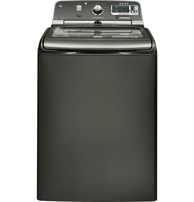 GE 5.0 DOE cu. ft. capacity washer with stainless steel basket and steam Metallic GTWS8655DMC Picture 1