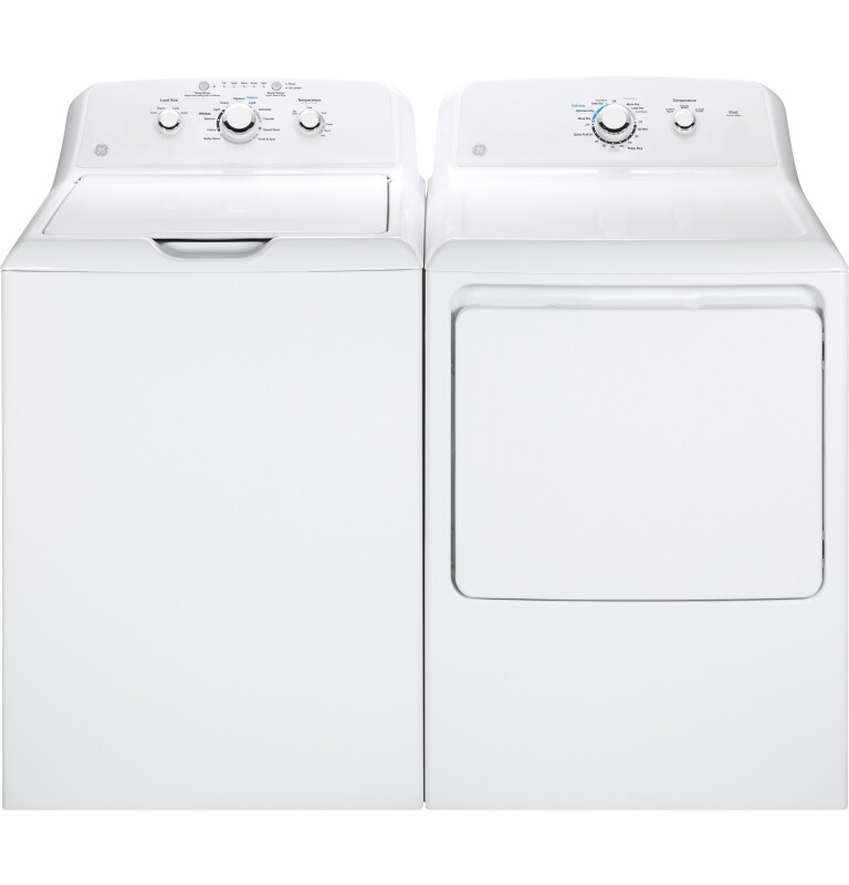 6.2 cu. ft. Capacity Electric Dryer with Up To 120 ft. Venting and Shallow Depth GTX33EASKWW