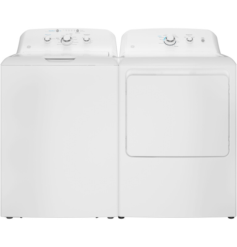 6.2 cu. ft. Capacity Electric Dryer with Up To 120 ft. Venting and Shallow Depth GTX33EASKWW