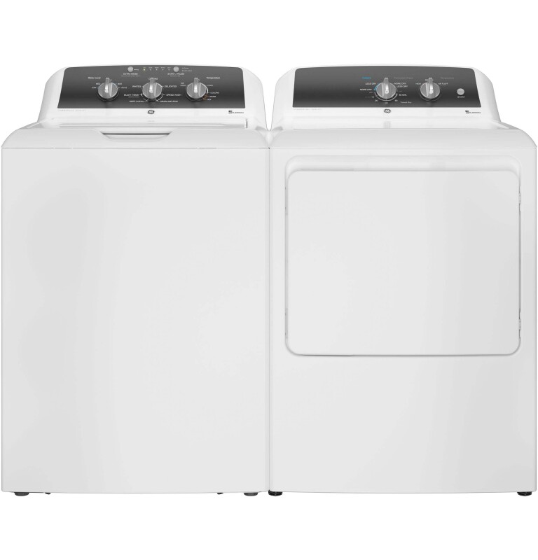 6.2 cu. ft. Capacity Electric Dryer with Up To 120 ft. Venting and 5-yr Limited Warranty GTX52EASPWB