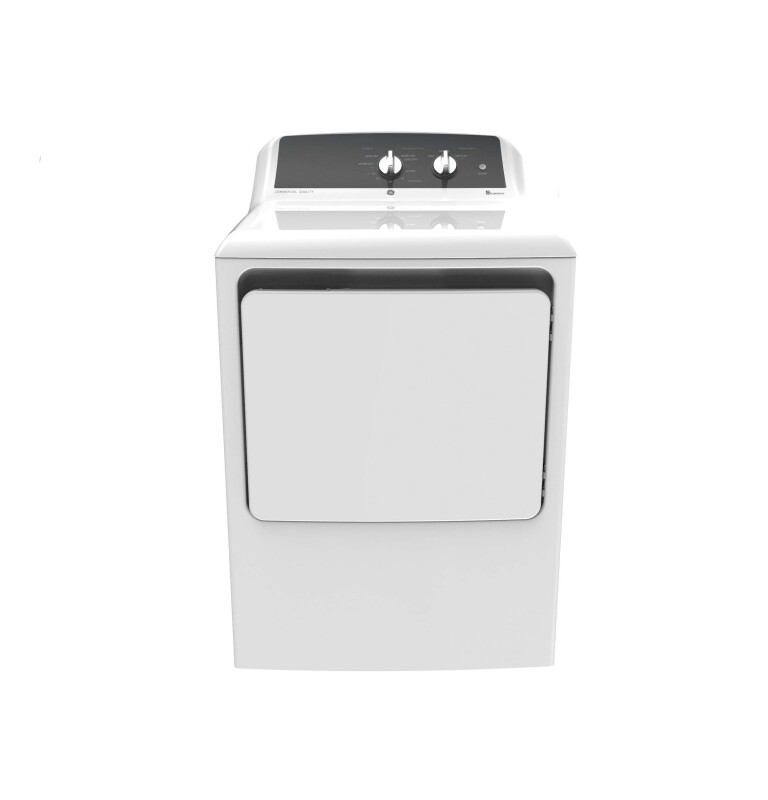 6.2 cu. ft. Capacity Gas Dryer with Up To 120 ft. Venting and 5-yr Limited Warranty GTX52GASPWB