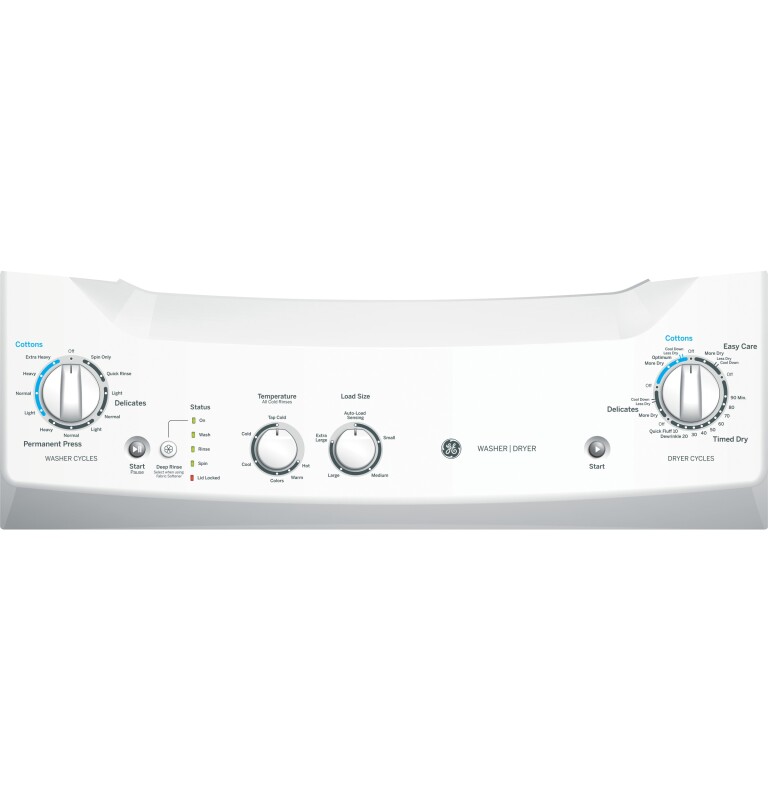 Unitized Spacemaker 3.2 DOE cu. ft. Washer and 5.9 cu. ft. Electric Dryer GUD27ESSJWW