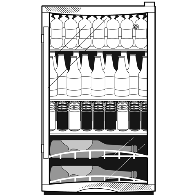 Wine or Beverage Center GVS04BDWSS
