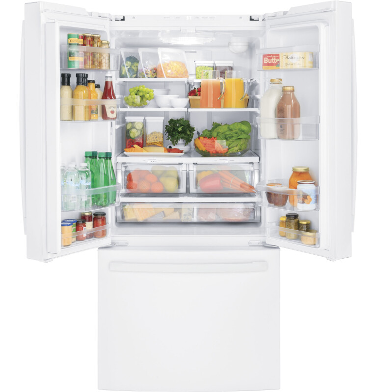 18.6 Cu. Ft. Counter-Depth French-Door Refrigerator GWE19JGLWW