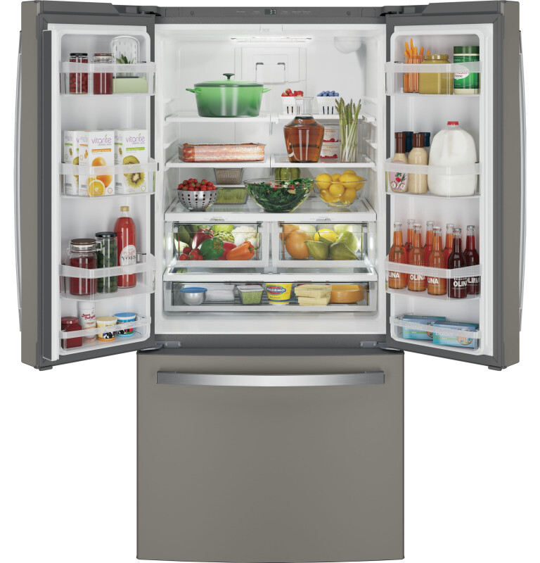 18.6 Cu. Ft. Counter-Depth French-Door Refrigerator GWE19JMLES