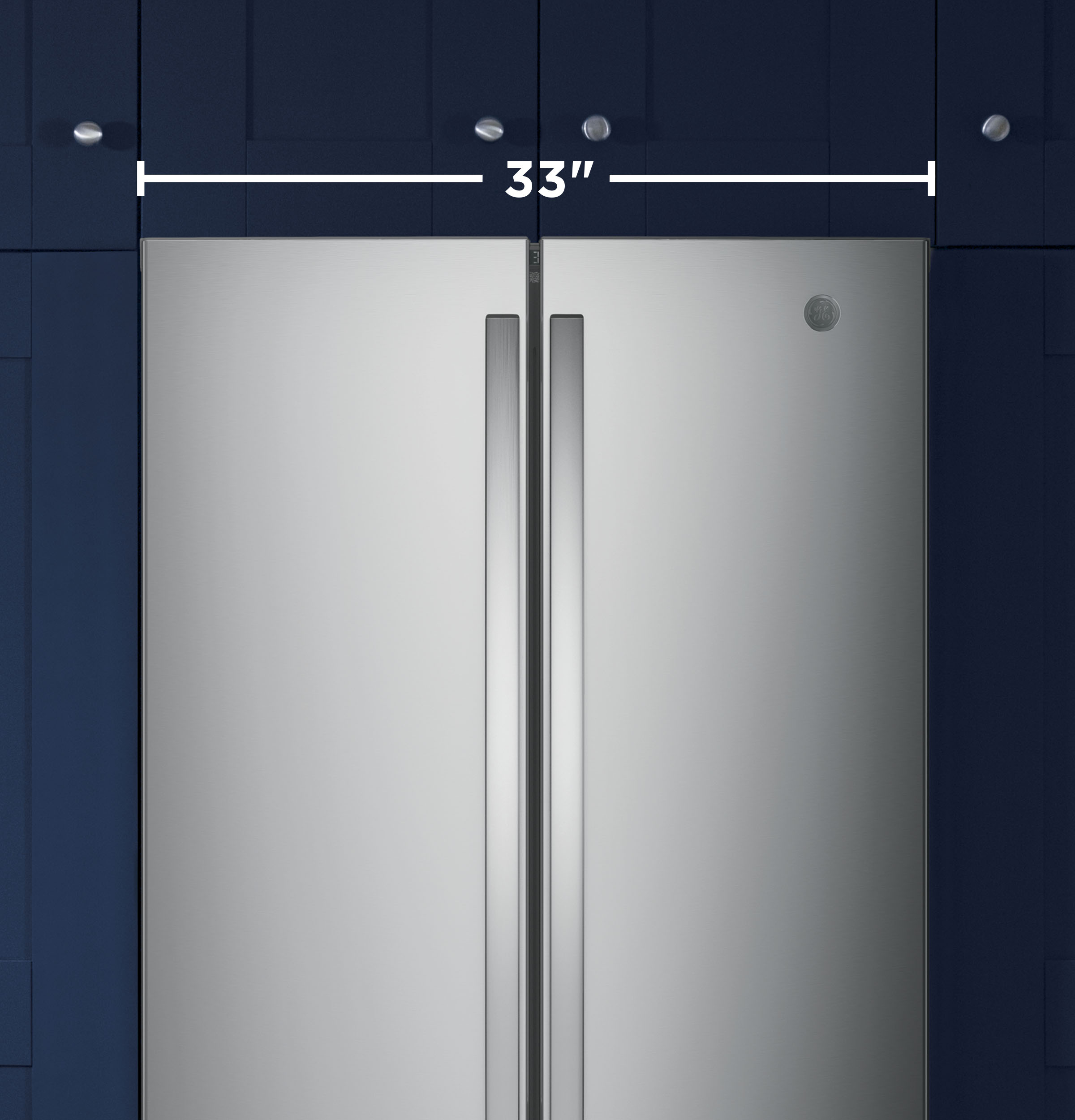 18.6 Cu. Ft. Counter-Depth French-Door Refrigerator GWE19JYLFS