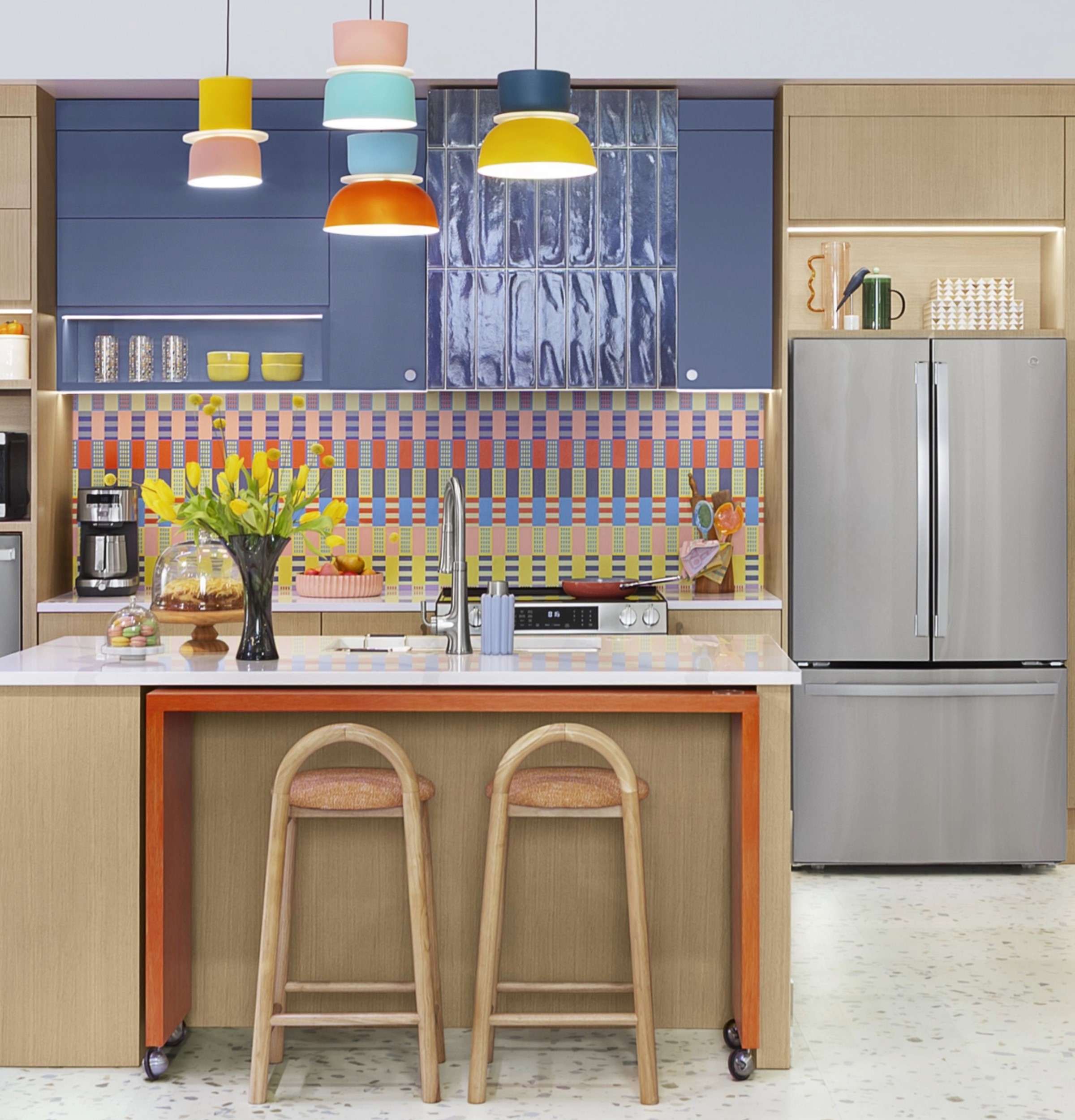 21.9 Cu. Ft. Fingerprint Resistant Counter-Depth French-Door Refrigerator GWE22JYMFS