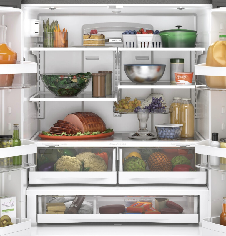 23.1 Cu. Ft. Counter-Depth Fingerprint Resistant French-Door Refrigerator GWE23GYNFS