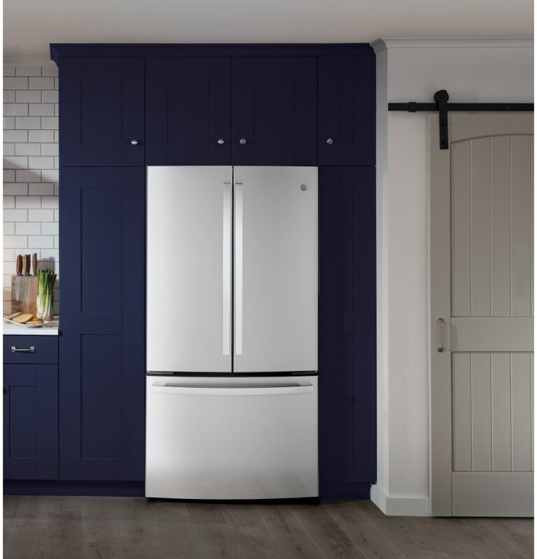 23.1 Cu. Ft. Counter-Depth Fingerprint Resistant French-Door Refrigerator GWE23GYNFS