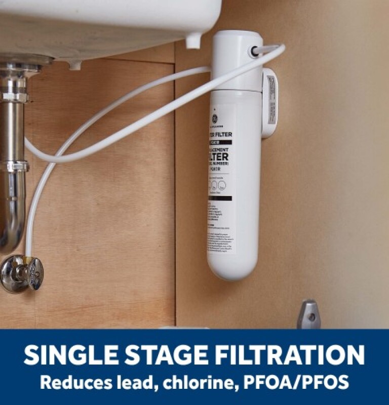 Under Sink Single Stage High Flow Water Filtration System GXK140TNN