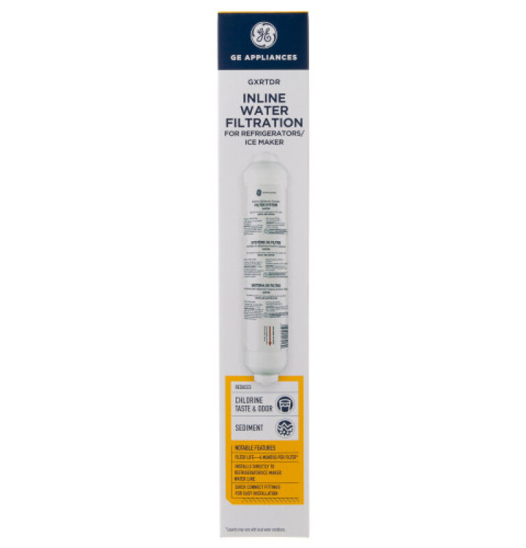 In-line Water Filtration System For Refrigerators Or Icemakers GXRTDR