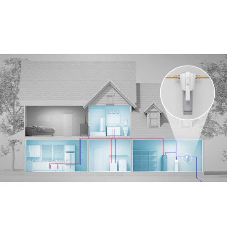 Smart Whole House Leak Detection & Water Filtration System GXWH70M