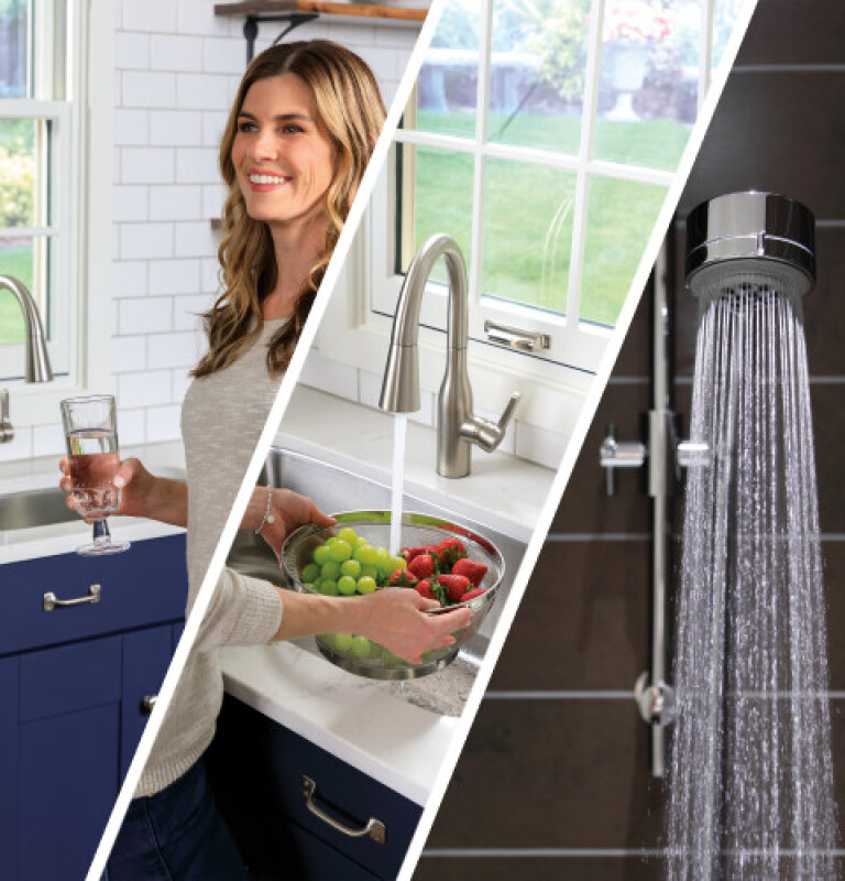 Smart Whole House Leak Detection & Water Filtration System GXWH70M