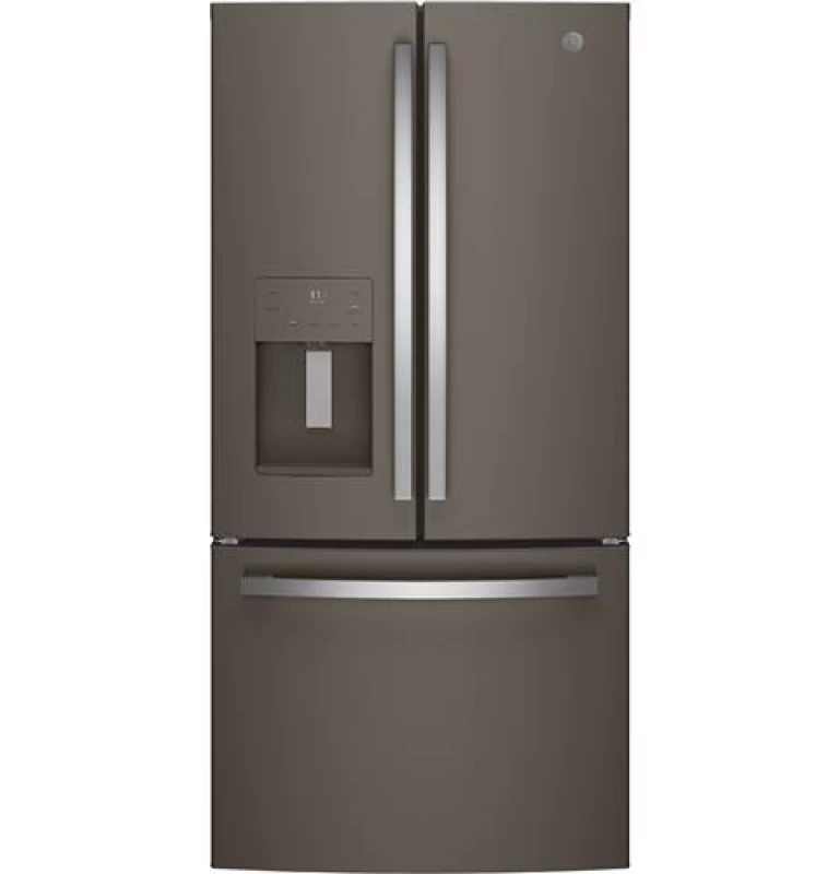 GE 17.5 Cu. Ft. Counter-Depth French-Door Refrigerator Slate GYE18JMLES Picture 1