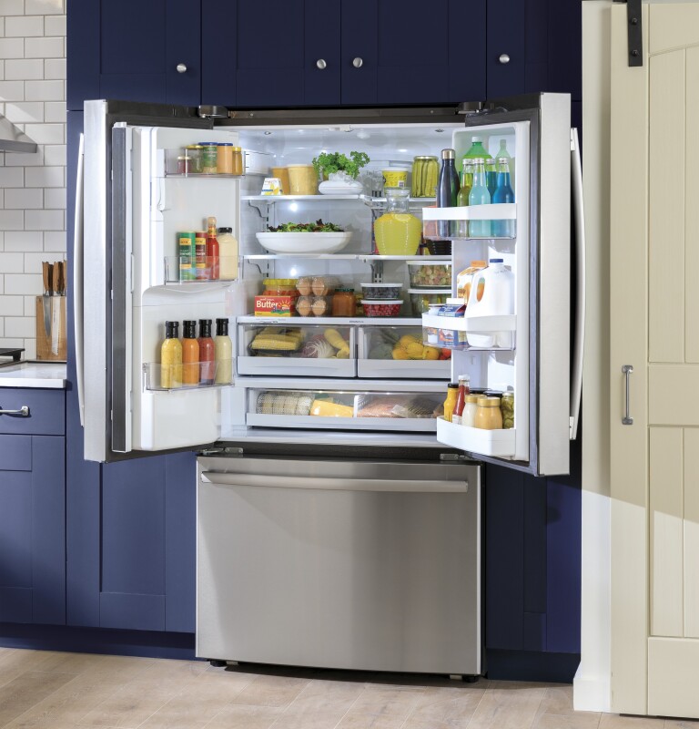 22.1 Cu. Ft. Counter-Depth French-Door Refrigerator GYE22HSKSS