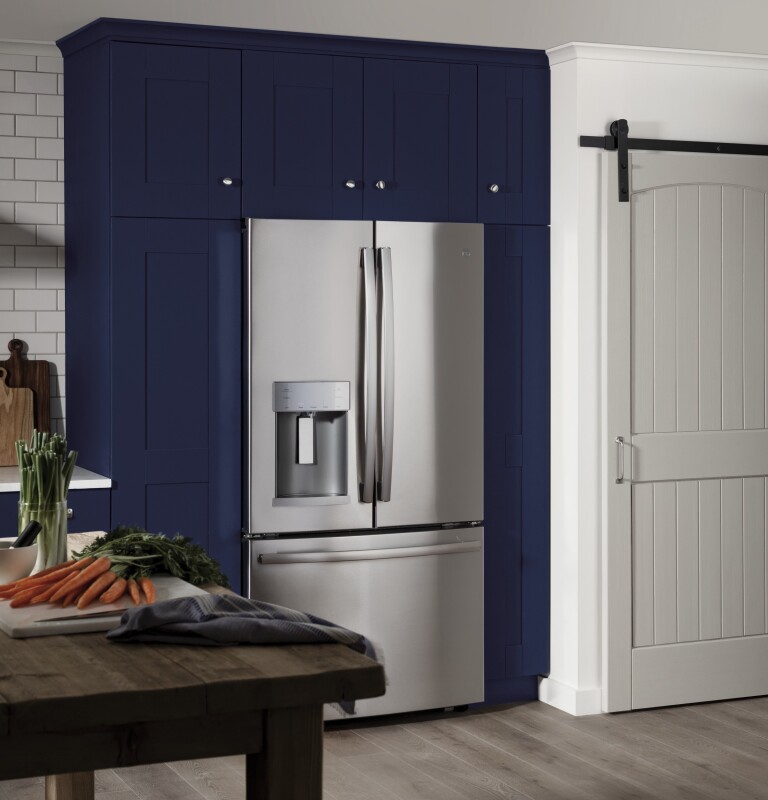 22.1 Cu. Ft. Counter-Depth French-Door Refrigerator GYE22HSKSS