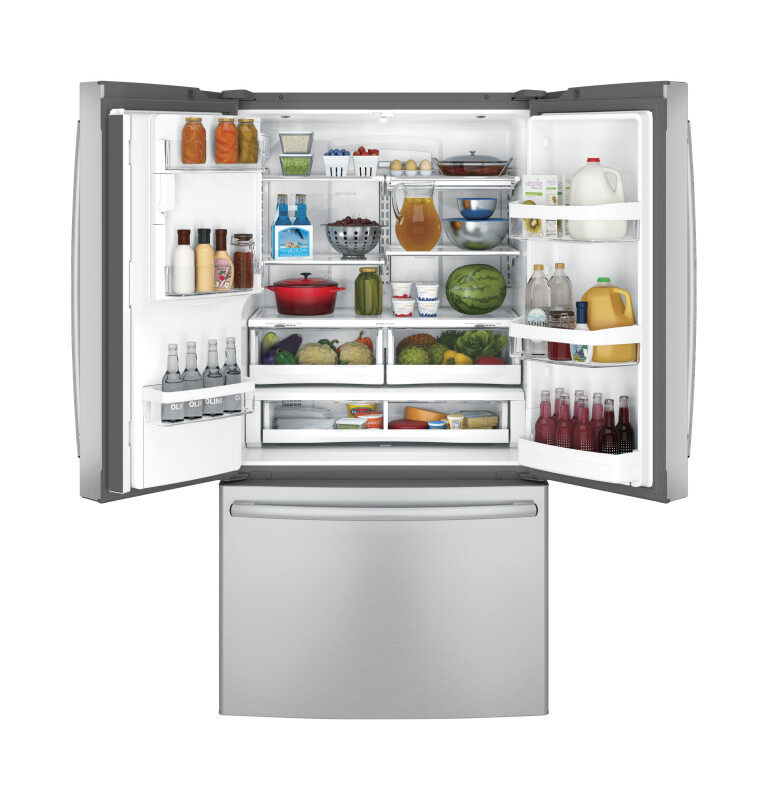 22.1 Cu. Ft. Counter-Depth French-Door Refrigerator GYE22KSHSS