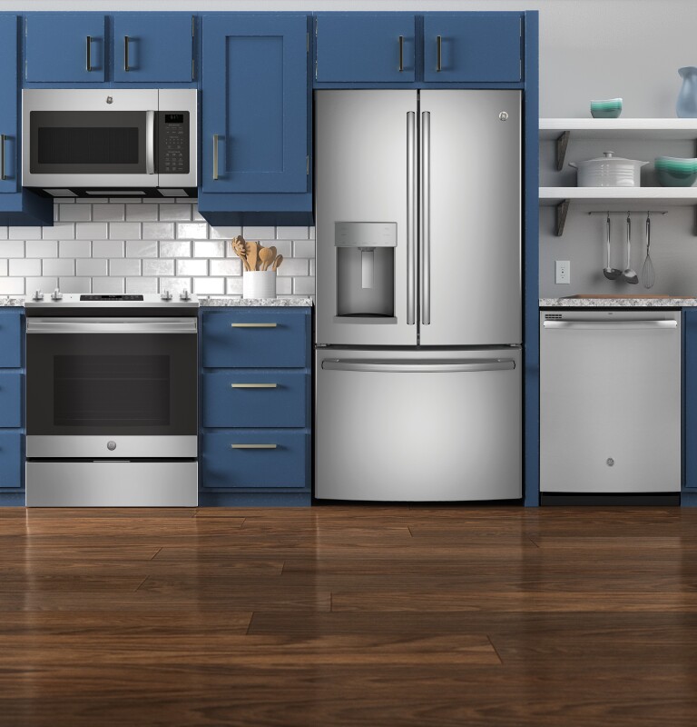 22.2 Cu. Ft. Counter-Depth French-Door Refrigerator GYS22GSNSS