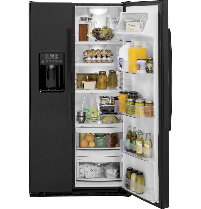 21.9 Cu. Ft. Counter-Depth Side-By-Side Refrigerator GZS22DGJBB