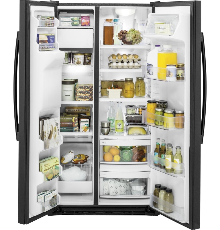21.9 Cu. Ft. Counter-Depth Side-By-Side Refrigerator GZS22DGJBB