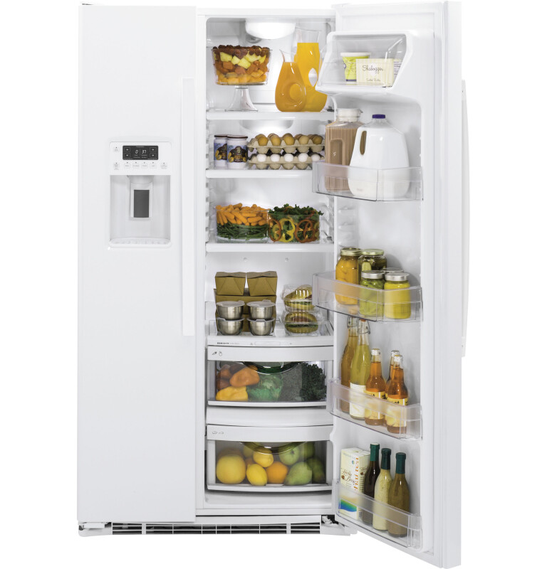 21.9 Cu. Ft. Counter-Depth Side-By-Side Refrigerator GZS22DGJWW