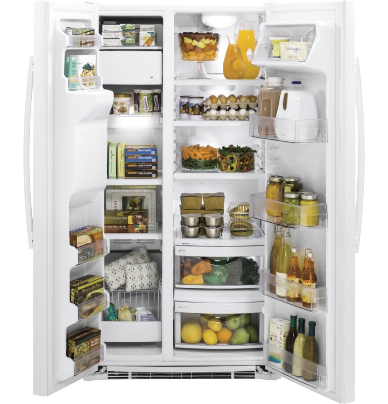 21.9 Cu. Ft. Counter-Depth Side-By-Side Refrigerator GZS22DGJWW