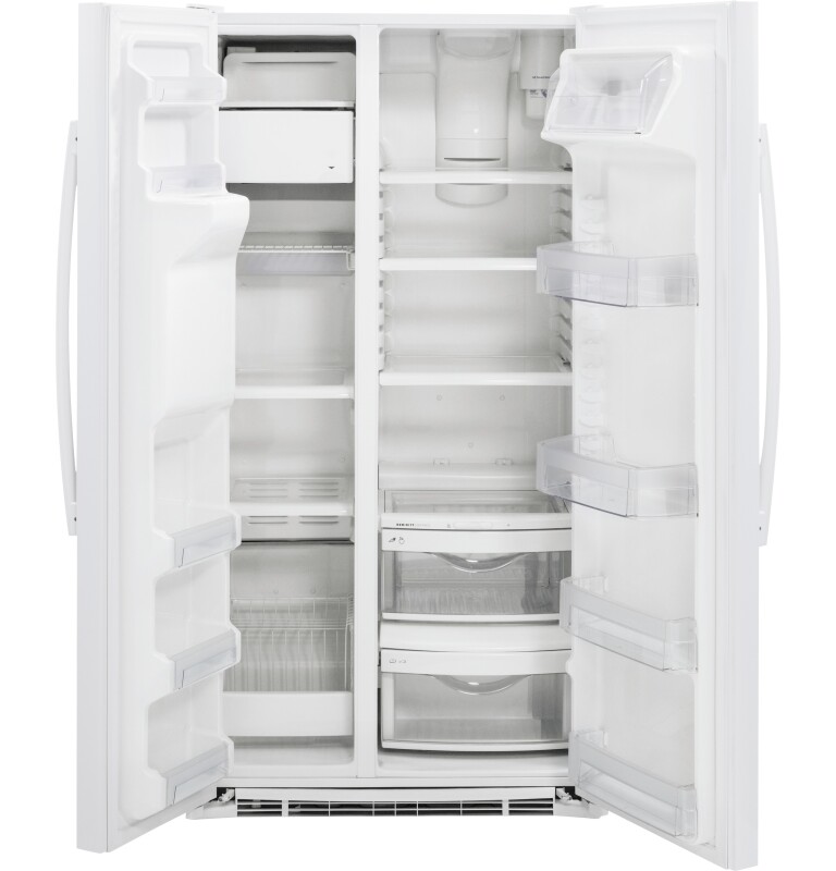 21.9 Cu. Ft. Counter-Depth Side-By-Side Refrigerator GZS22DGJWW