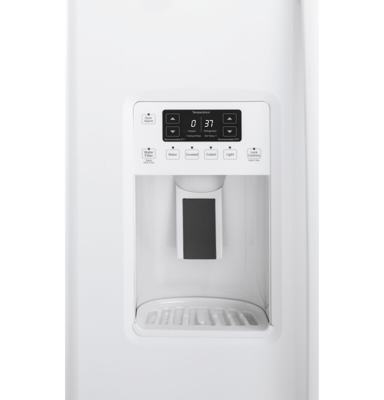 21.9 Cu. Ft. Counter-Depth Side-By-Side Refrigerator GZS22DGJWW