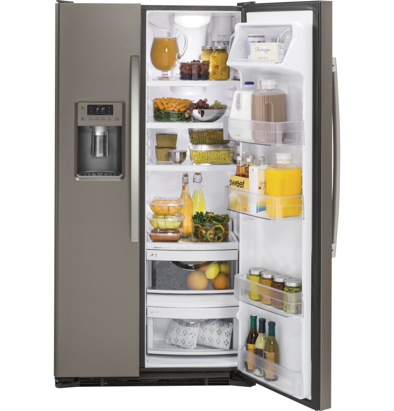 21.9 Cu. Ft. Counter-Depth Side-By-Side Refrigerator GZS22DMJES