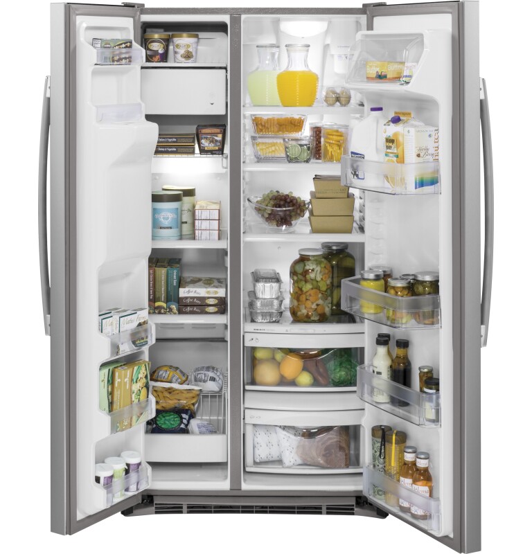 21.9 Cu. Ft. Counter-Depth Side-By-Side Refrigerator GZS22DSJSS