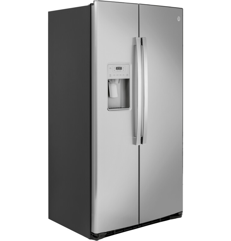 21.8 Cu. Ft. Counter-Depth Fingerprint Resistant Side-By-Side Refrigerator GZS22IYNFS