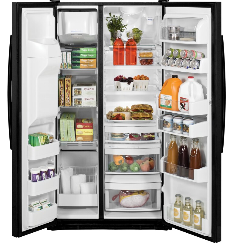 22.7 Cu. Ft. Counter-Depth Side-By-Side Refrigerator GZS23HGEBB