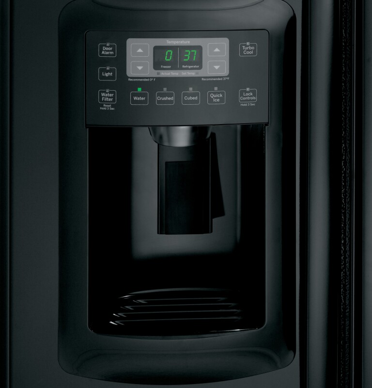 22.7 Cu. Ft. Counter-Depth Side-By-Side Refrigerator GZS23HGEBB