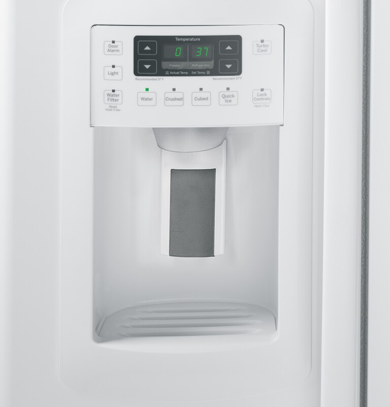 22.7 Cu. Ft. Counter-Depth Side-By-Side Refrigerator GZS23HGEWW
