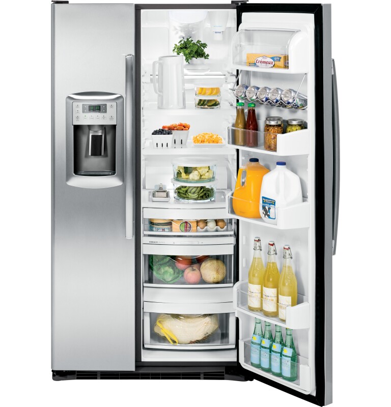 22.7 Cu. Ft. Counter-Depth Side-By-Side Refrigerator GZS23HSESS