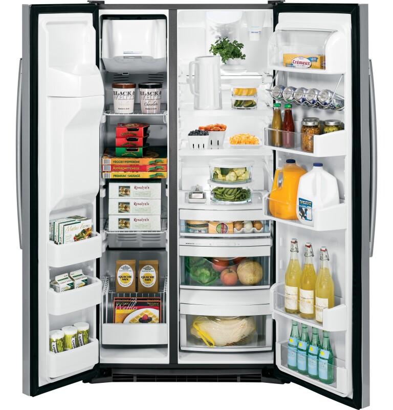 22.7 Cu. Ft. Counter-Depth Side-By-Side Refrigerator GZS23HSESS