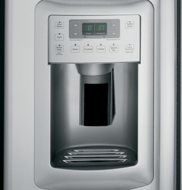 22.7 Cu. Ft. Counter-Depth Side-By-Side Refrigerator GZS23HSESS