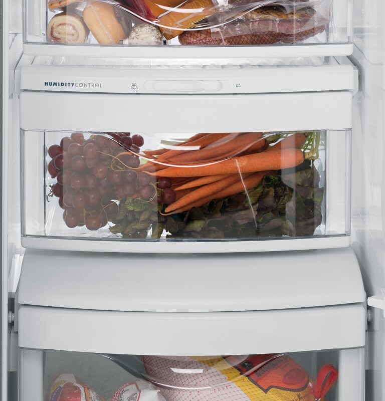 22.7 Cu. Ft. Counter-Depth Side-By-Side Refrigerator GZS23HSESS