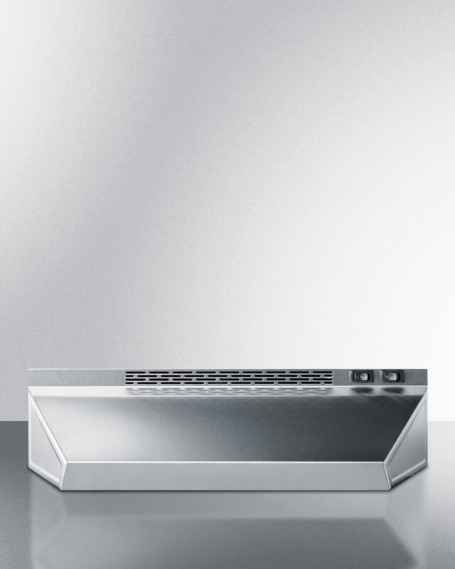 20" Under Cabinet Convertible Range Hood with Plug H1620PTCRDSS