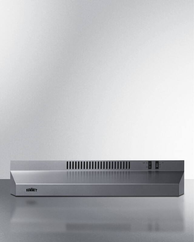 24" Under Cabinet Convertible Range Hood, ADA Compliant H24RSSADA