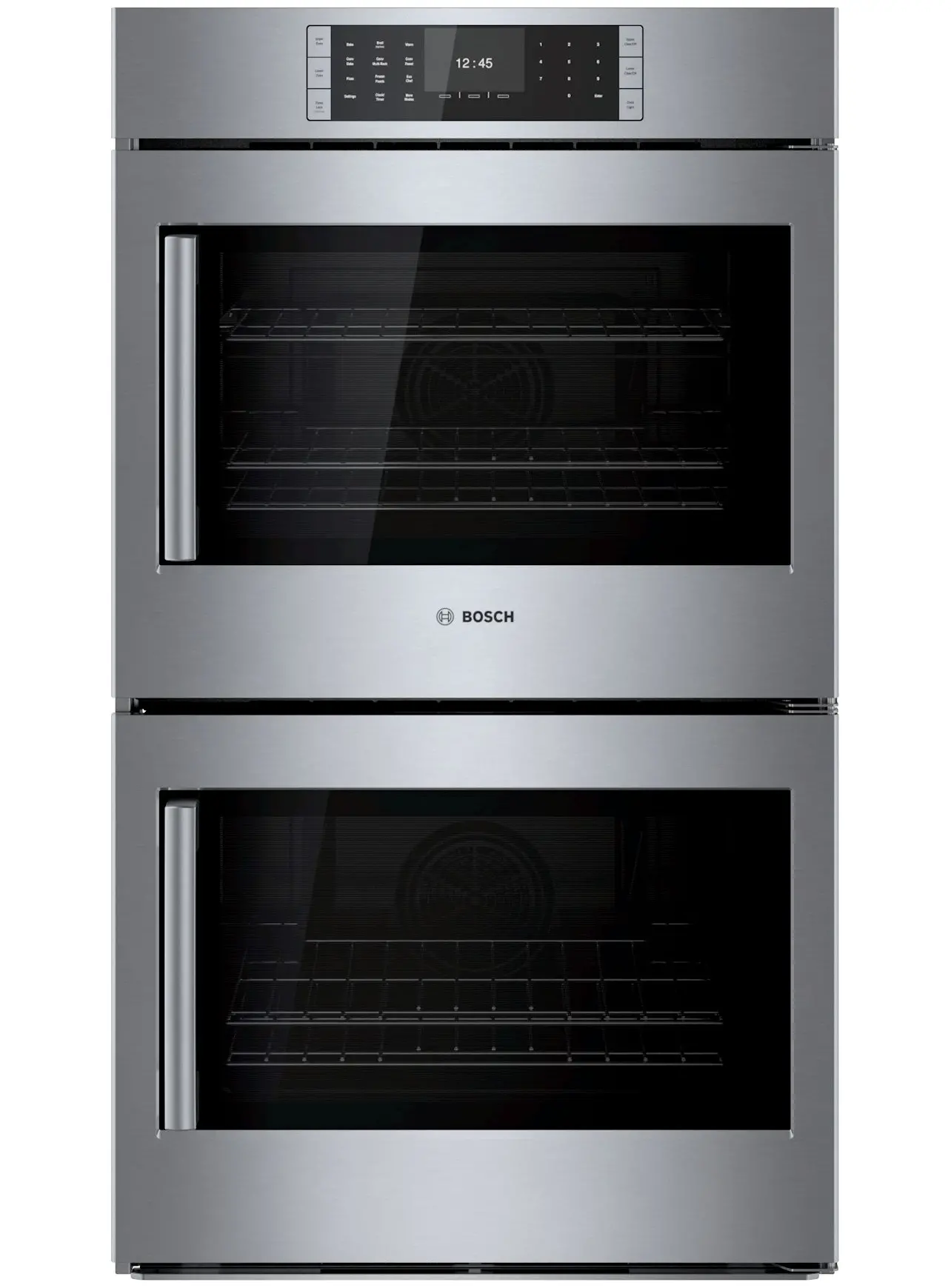 Bosch Benchmark Double Wall Oven  30'' Left SideOpening Door HBLP651LUC Stainless Steel  HBLP651LUC Picture 1
