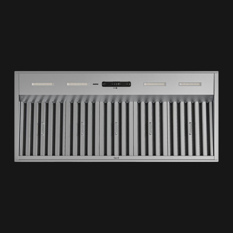 BEST Range Hoods 60-INCH BUILT-IN RANGE HOOD WITH TRUE IQ BLOWER SYSTEM, 1240 TRUECFM, 23-1/2" DEPTH, STAINLESS STEEL (HBN5 SERIES) Stainless Steel HBN560212SS Picture 1
