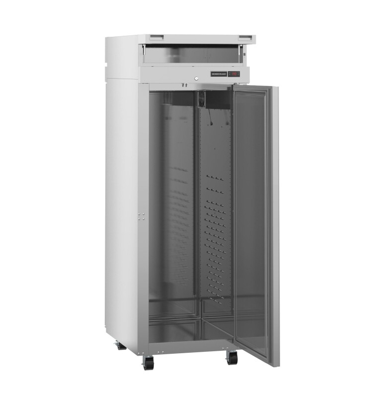 HC1A-FS-FS, Heated Cabinet, Single Section Pass Thru Upright, Full Stainless Doors with LockTitle HC1AFSFS