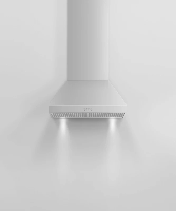 Wall Range Hood, 24", Pyramid Chimney HC24PCX1