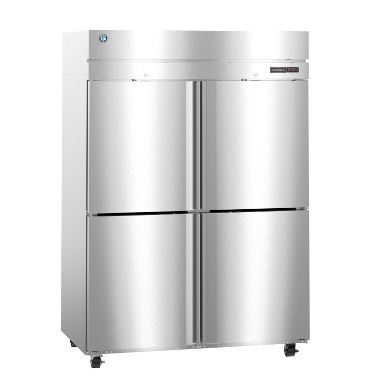 HC2A-HS, Heated Cabinet, Two Section Upright, Half Stainless Doors with LockTitle HC2AHS