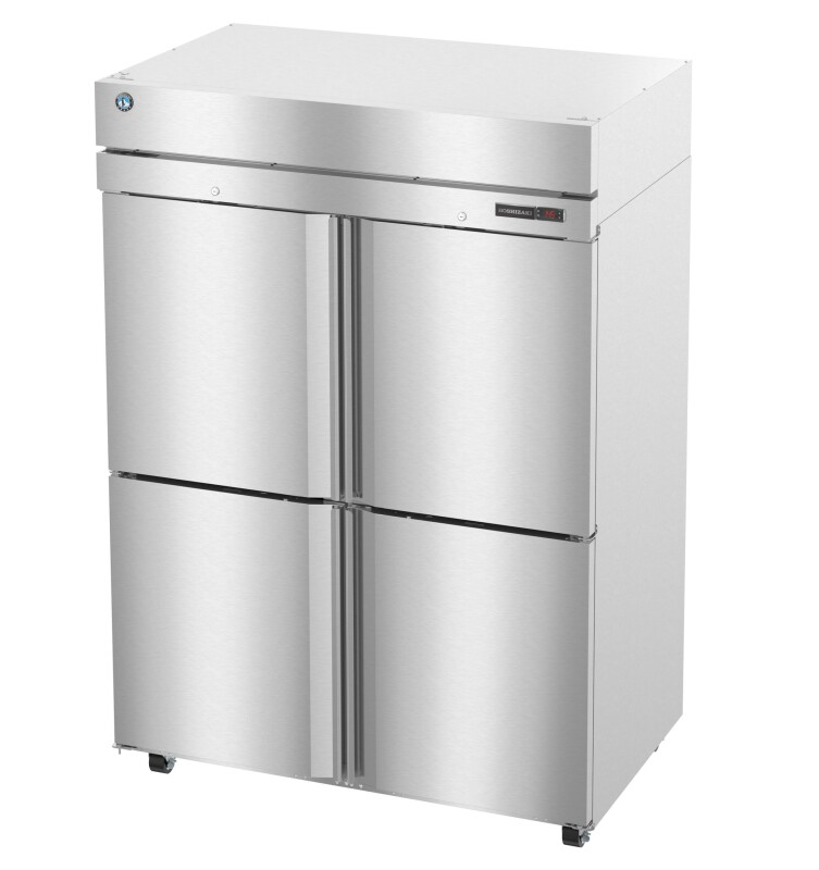 HC2A-HS, Heated Cabinet, Two Section Upright, Half Stainless Doors with LockTitle HC2AHS